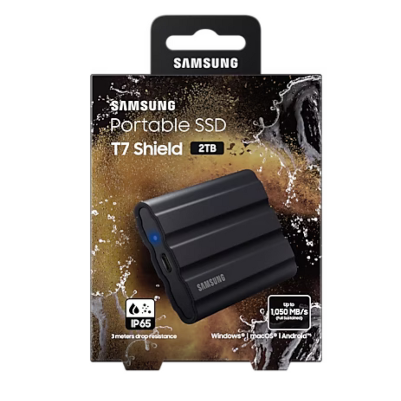 SAMSUNG T7 SHIELD SSD 4TB (BLACK)