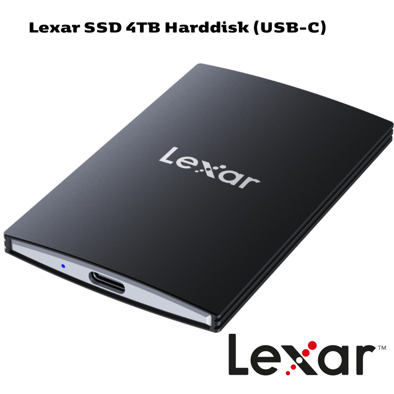 LEXAR SL500 SSD HARDDISK. 4TB, USB-C