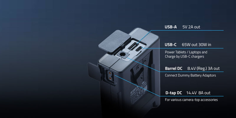 SWIT OMNI-50S V-LOCK BATTERI MED USB-C