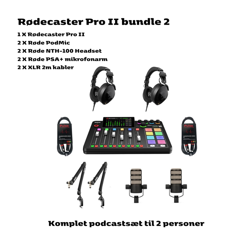 Rødecaster Pro II Bundle 2