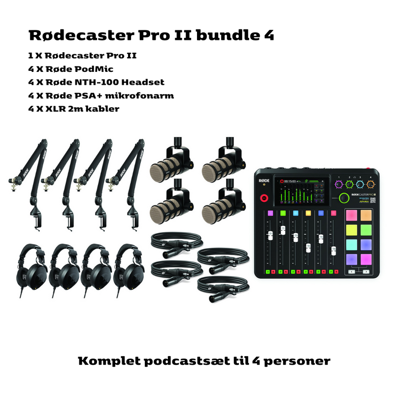 Rødecaster Pro II bundle 4