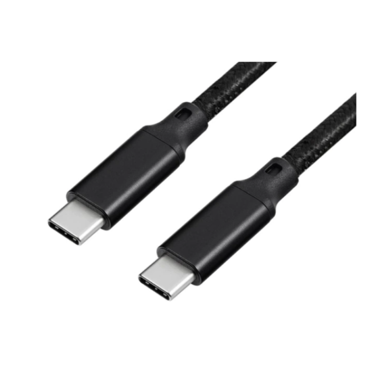 USB-C 3.2 KABEL - 5A/100W - SORT - 3 M