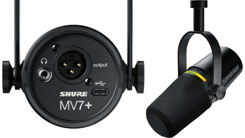 SHURE MV7+ XLR/USB MICROPHONE